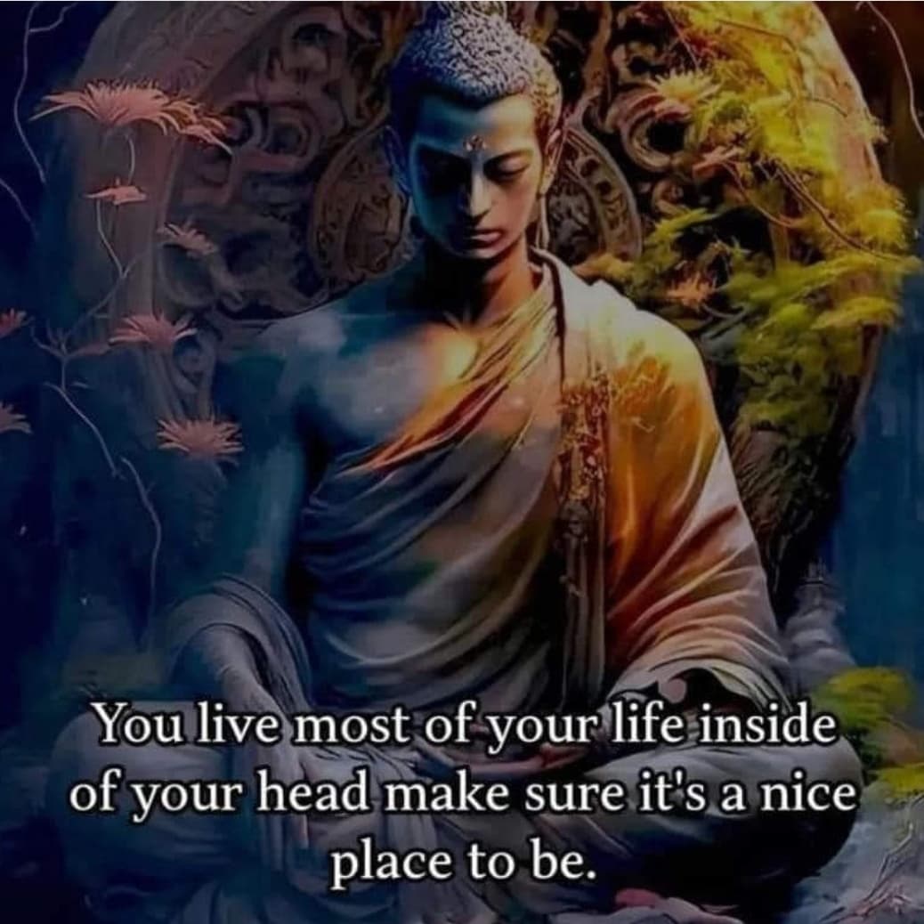 Inspirational message about mental wellness and inner peace